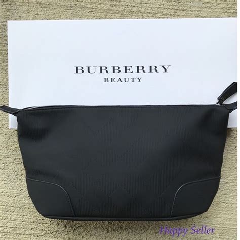 burberry makeup travel pouch black|Burberry accessories.